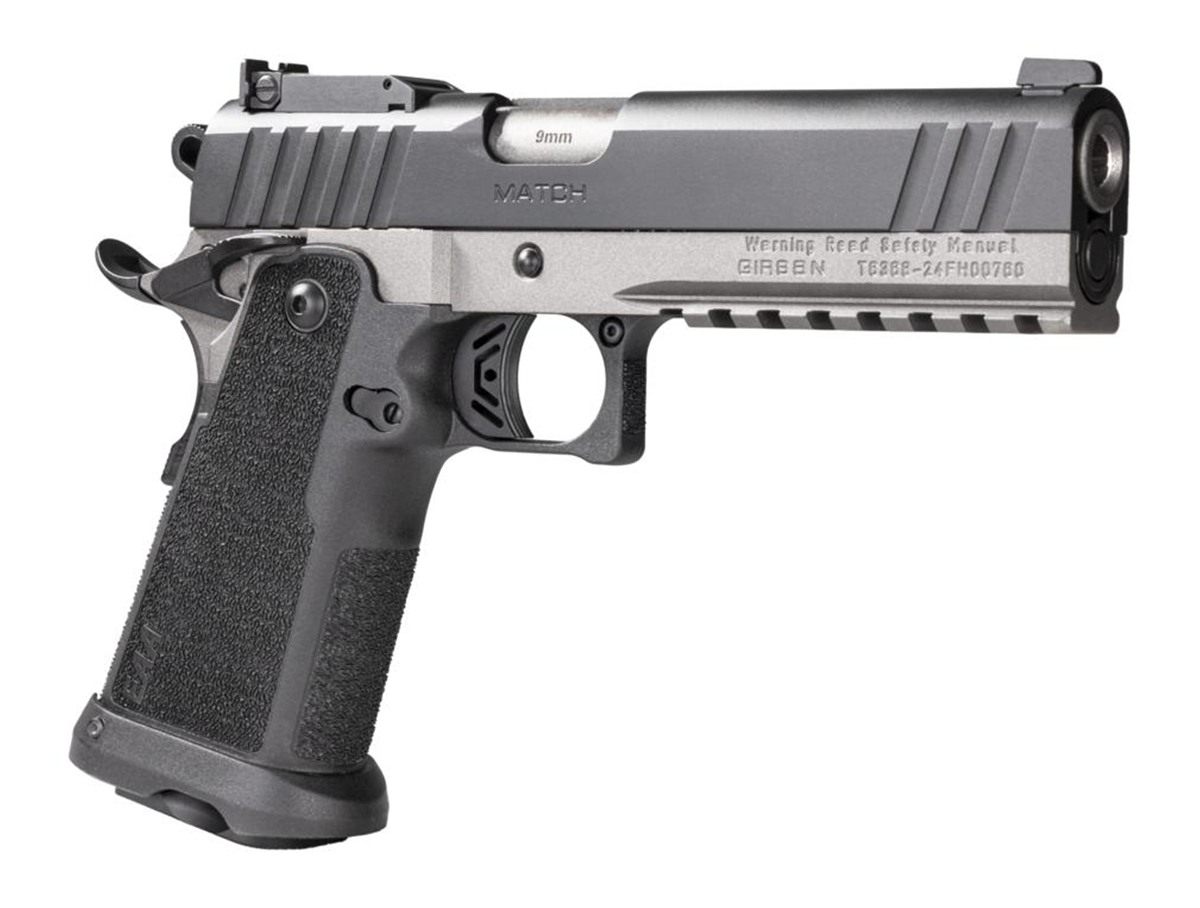 Girsan 395029 Witness2311 9mm Luger 20+1 5in Black Steel Barrel, Serrated S