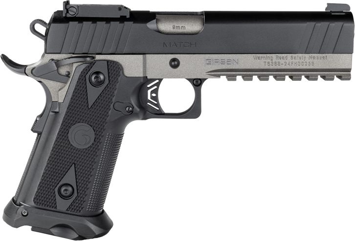 Girsan 395029 Witness2311 9mm Luger 20+1 5in Black Steel Barrel, Serrated S view 5