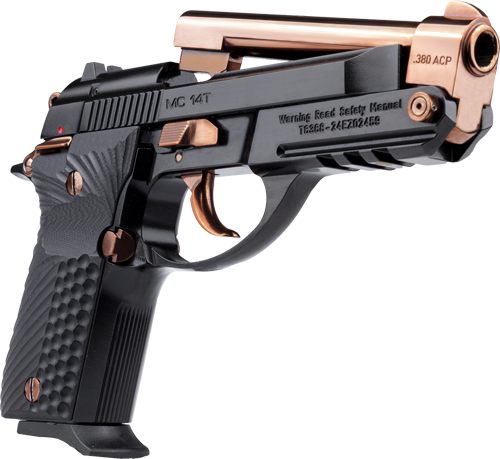 GIRSAN MC14T COLORWAY 380ACP G10 13RDS ROSE GOLD/GLOSS BLK view 3