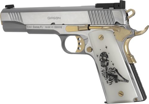 GIRSAN MC1911S LIBERADORE III 9MM SKELETON CHROME/GOLD 9RD view 3