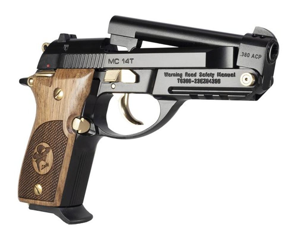 Girsan MC 14T Lady Tip-Up Handgun .380 ACP 13rd Magazine 4.5in Barrel Black view 3