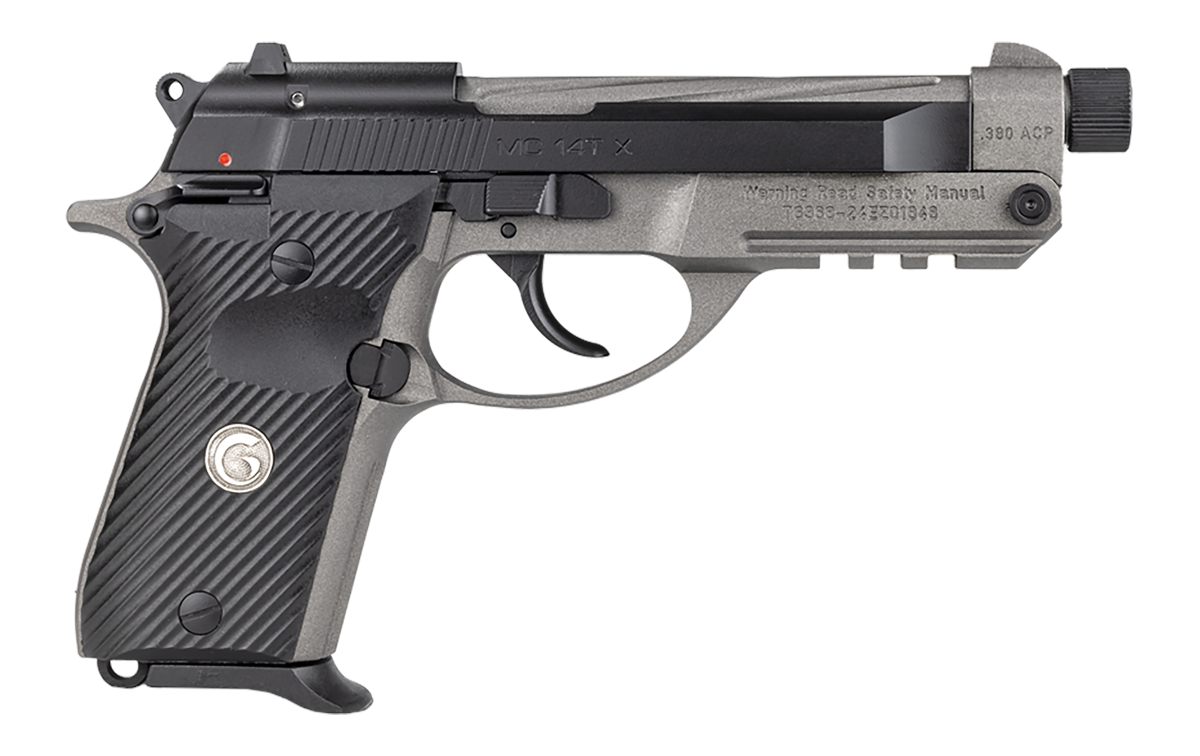 Girsan 390890 MC 14TX 380 ACP 13+1 4.90in Tungsten Cerakote Spiral Fluted T