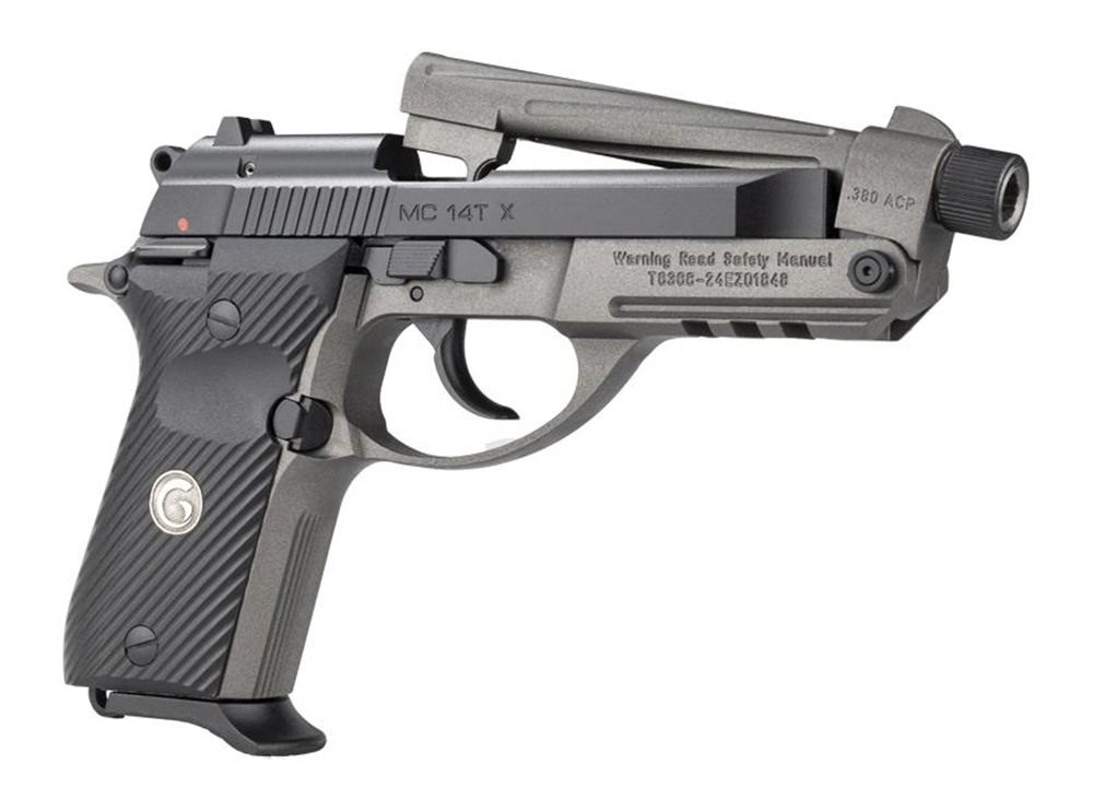 Girsan 390890 MC 14TX 380 ACP 13+1 4.90in Tungsten Cerakote Spiral Fluted T view 2