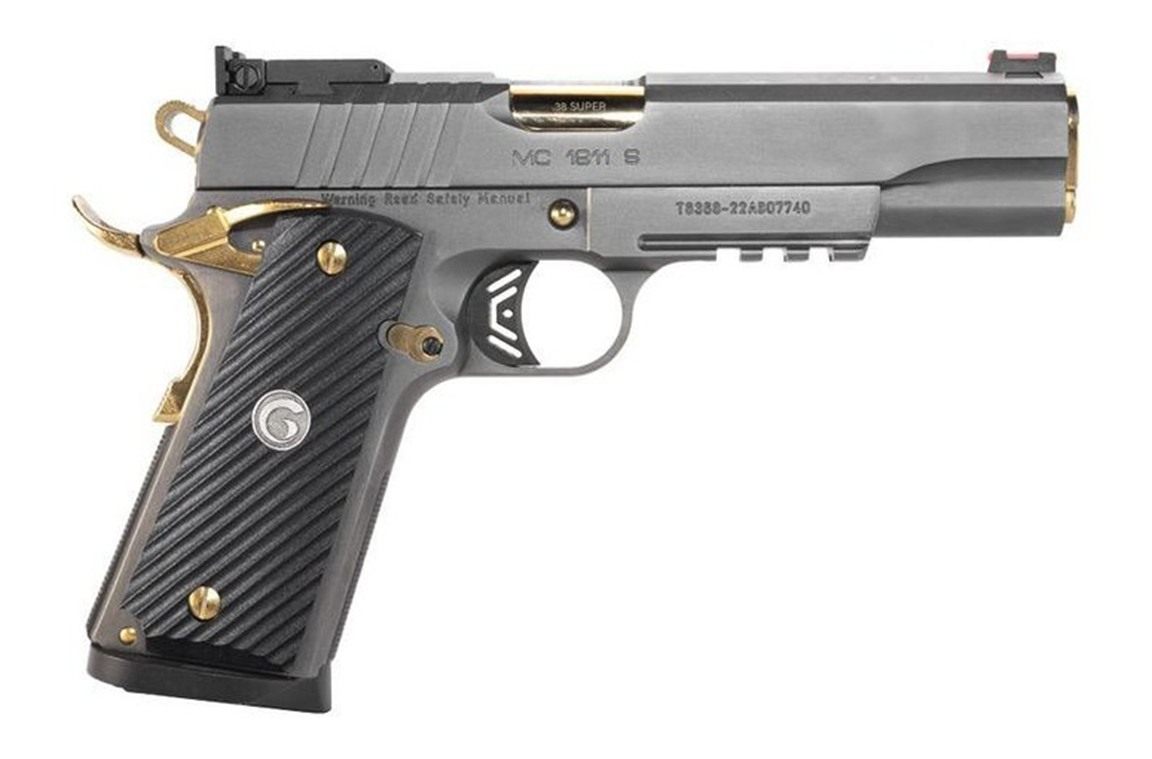Girsan 1911 Negotiator Talo 38 Super 5in 9RD Titanium/Gold
