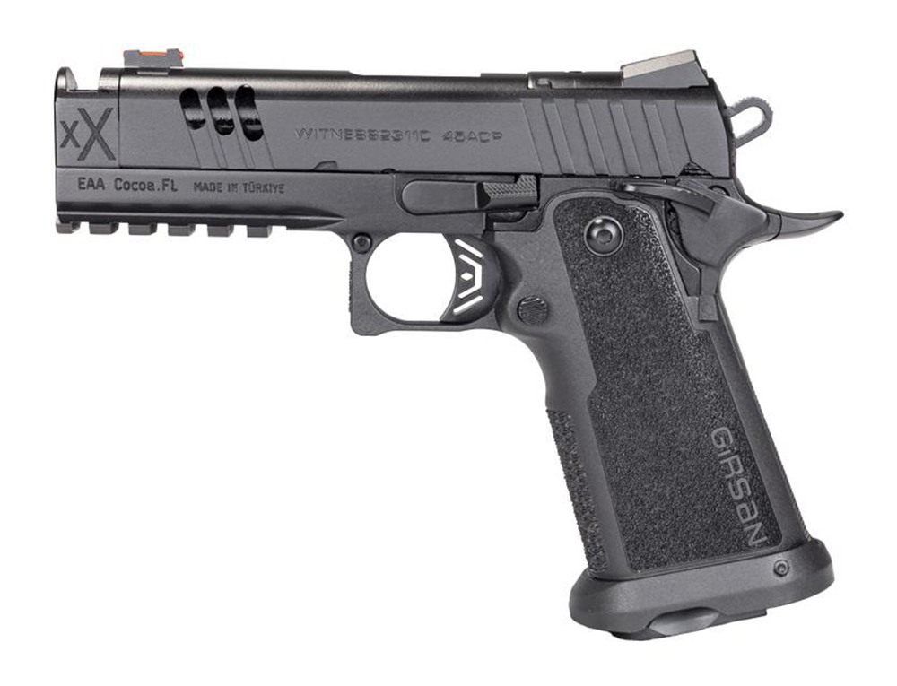 Girsan 395068 Witness2311 Cmxx 45 ACP 11+1 4.25in Black Ported w/Integral C view 2