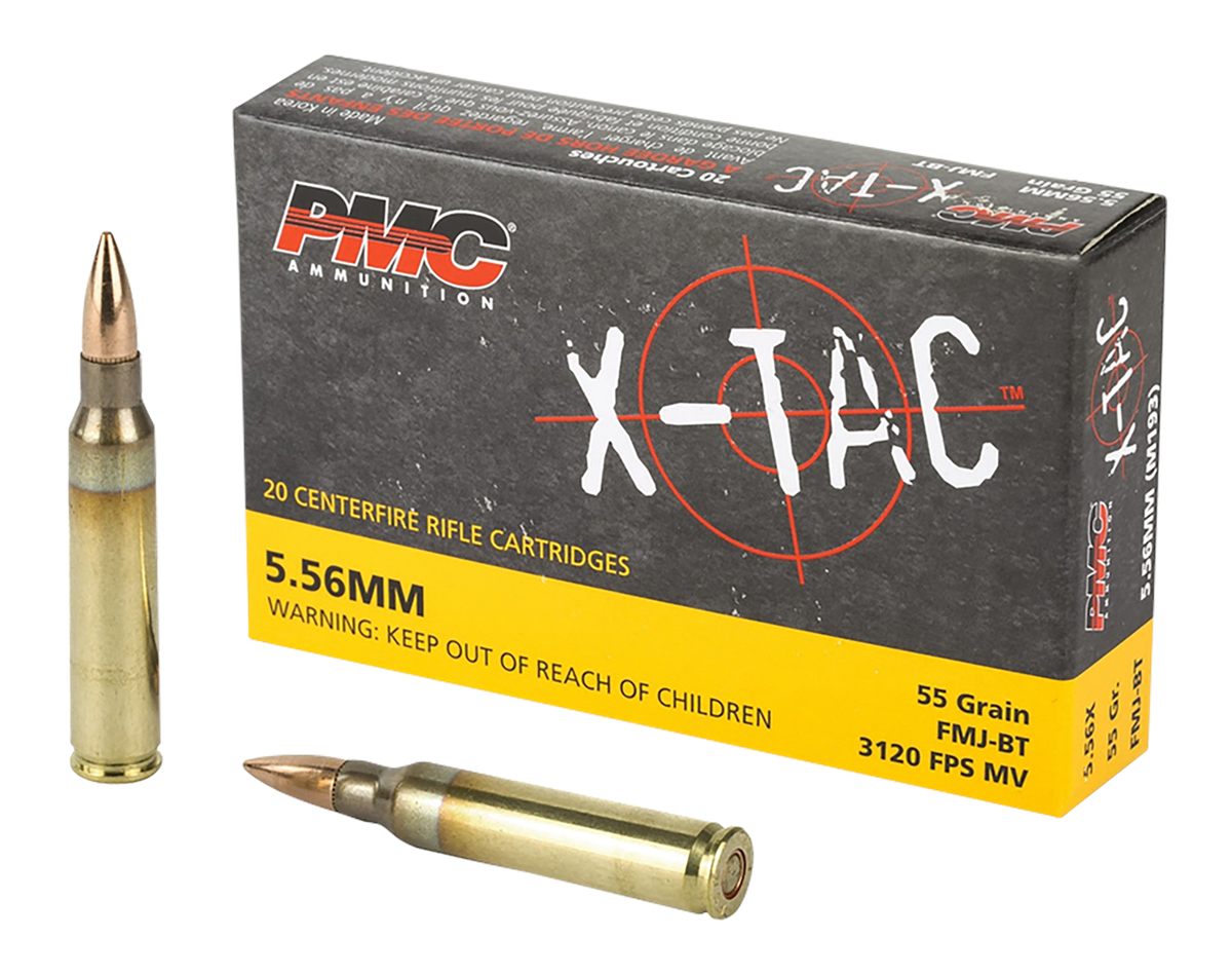 PMC Ammunition 556X X-Tac 55gr Full Metal Jacket Boat Tail 20 Per Box/50 Ca
