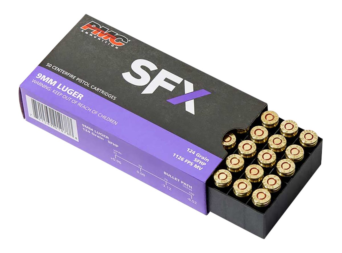 Poongsan PMC 9SFX SFx 9mmLuger 124gr StarFire Hollow Point 50 Per Box/20 Ca