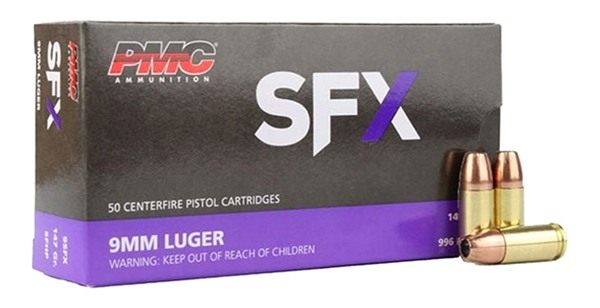 PMC 9MM 147GR SFX HP 50RD