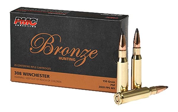 PMC 308SP Bronze 308 Win 150gr Pointed Soft 20 Per Box/10 Case view 2