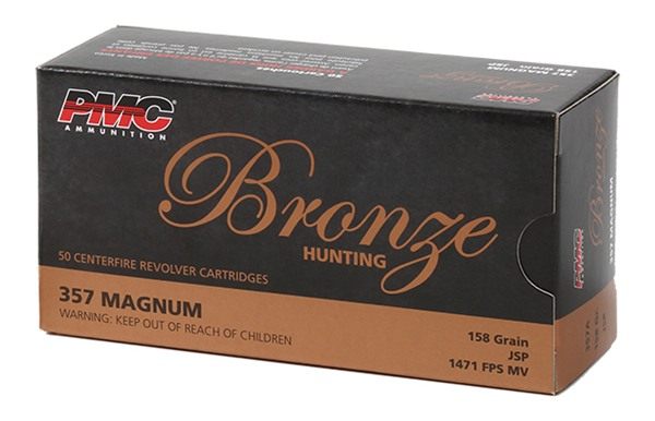 PMC Ammunition 357A Bronze 357 Mag 158gr Jacketed Soft Point 50 Per Box/20 view 2