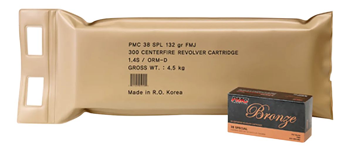PMC Ammunition 38GBP Bronze Battle Pack 38 Special 132gr Full Metal Jacket