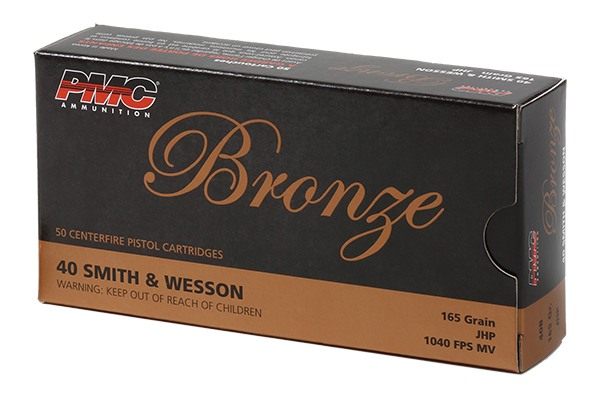 Poongsan PMC 40B Bronze 40S W 165gr Jacketed Hollow Point 50 Per Box/20 Cas view 2