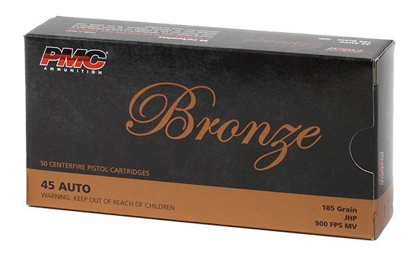 Poongsan PMC 45B Bronze 45ACP 185gr Jacketed Hollow Point 50 Per Box/20 Cas view 2
