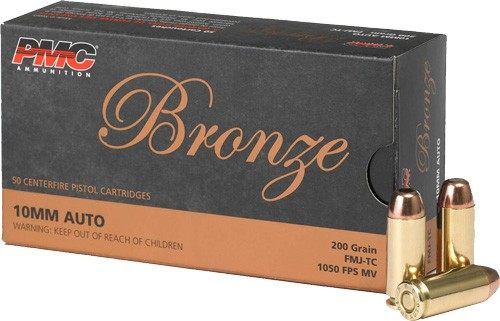 PMC Ammunition 10A Bronze 10mmAuto 200gr Full Metal Jacket Truncated Cone 5 view 4