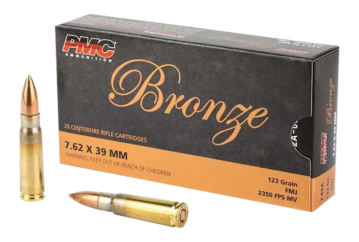 PMC 762A Bronze 7.62x39mm 123gr Full Metal Jacket 20 Per Box/25 Case