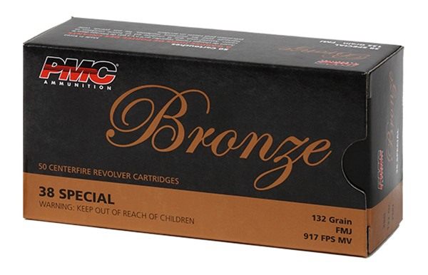 PMC Ammunition 38G Bronze 38 Special 132gr Full Metal Jacket 50 Per Box/20 view 2