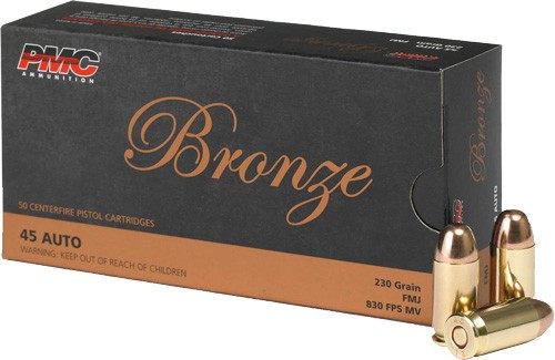 PMC 45A Bronze 230gr Full Metal Jacket 50 Per Box/20 Case view 3