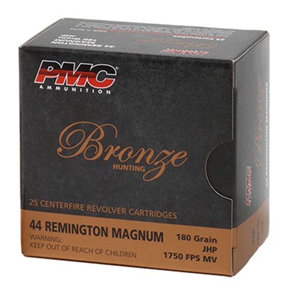 PMC 44B Bronze 44 RemMag 180gr Jacketed Hollow Point 25 Per Box/20 Case view 3