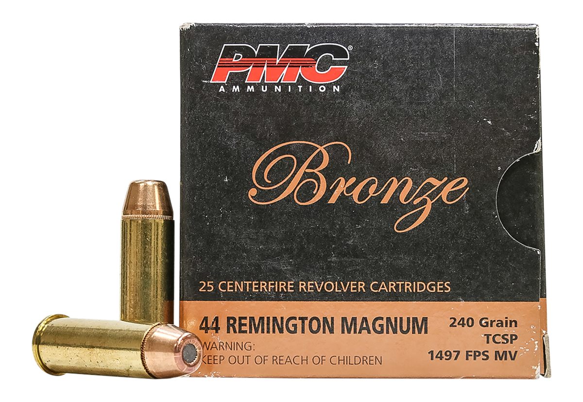 PMC Ammunition 44D Bronze 44 RemMag 240gr Truncated Cone Soft Point 25 Per