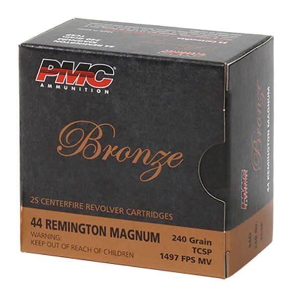PMC Ammunition 44D Bronze 44 RemMag 240gr Truncated Cone Soft Point 25 Per view 3
