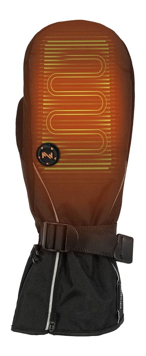 Fieldsheer Mobile Warming Unisex Storm Heated Mitten with Battery Pack, Bla