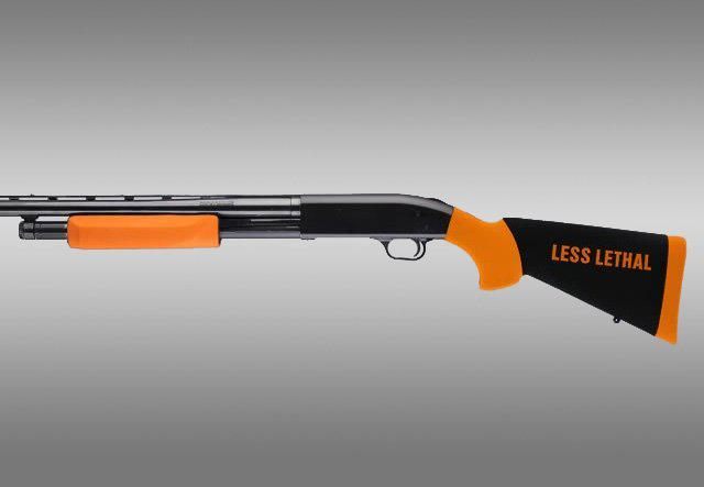 Hogue Mossberg 500 12 Gauge OverMolded Shotgun Stock w/forend Less Lethal O