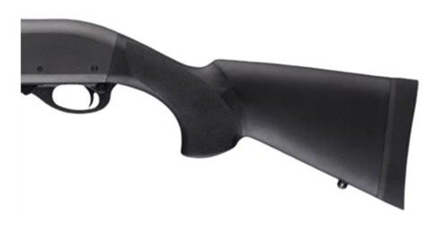 Hogue Shotgun Stock for Remington 870 12 Gauge OverMolded - 12in L.O.P. Bla