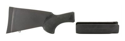 Hogue 08732 OverMolded Combo Kit Black Synthetic with Forend 12in LOP Remin