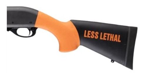 Hogue Overmolded Shotgun Stock for Remington 870 12 ga Less Lethal Orange