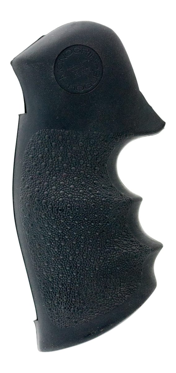 Hogue Combat Grips 10000 Monogrip Black Rubber with Finger Grooves for S W