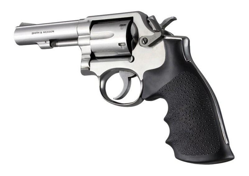 Hogue Combat Grips 10000 Monogrip Black Rubber with Finger Grooves for S W view 3