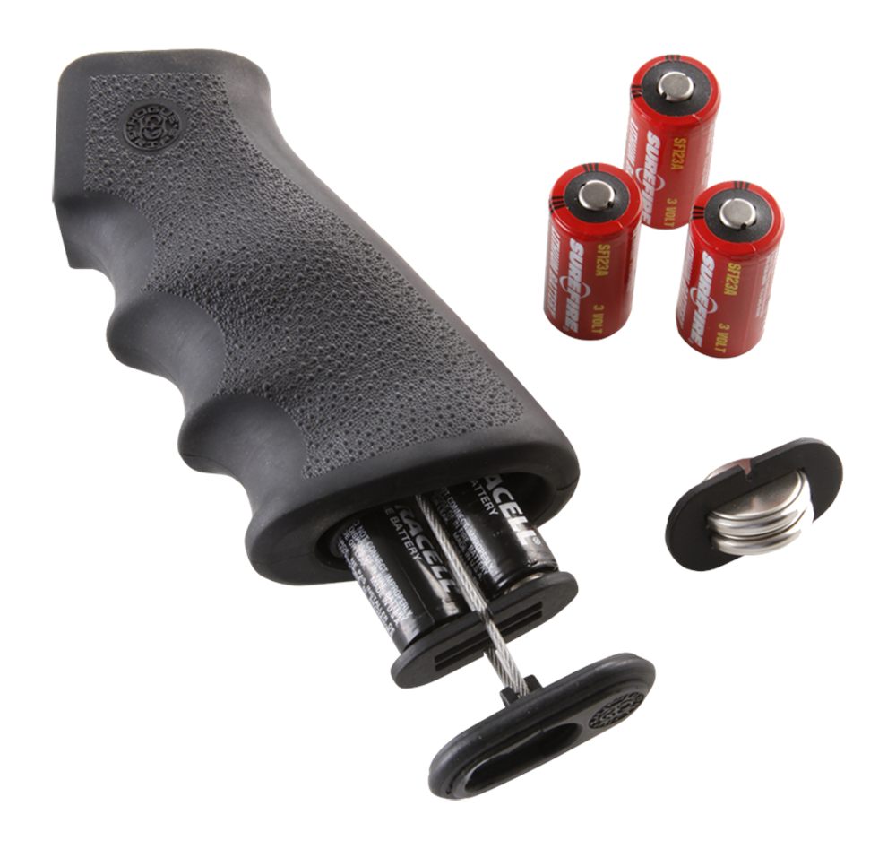 Hogue 15010 OverMolded Grip Cobblestone Black Rubber with Finger Grooves St