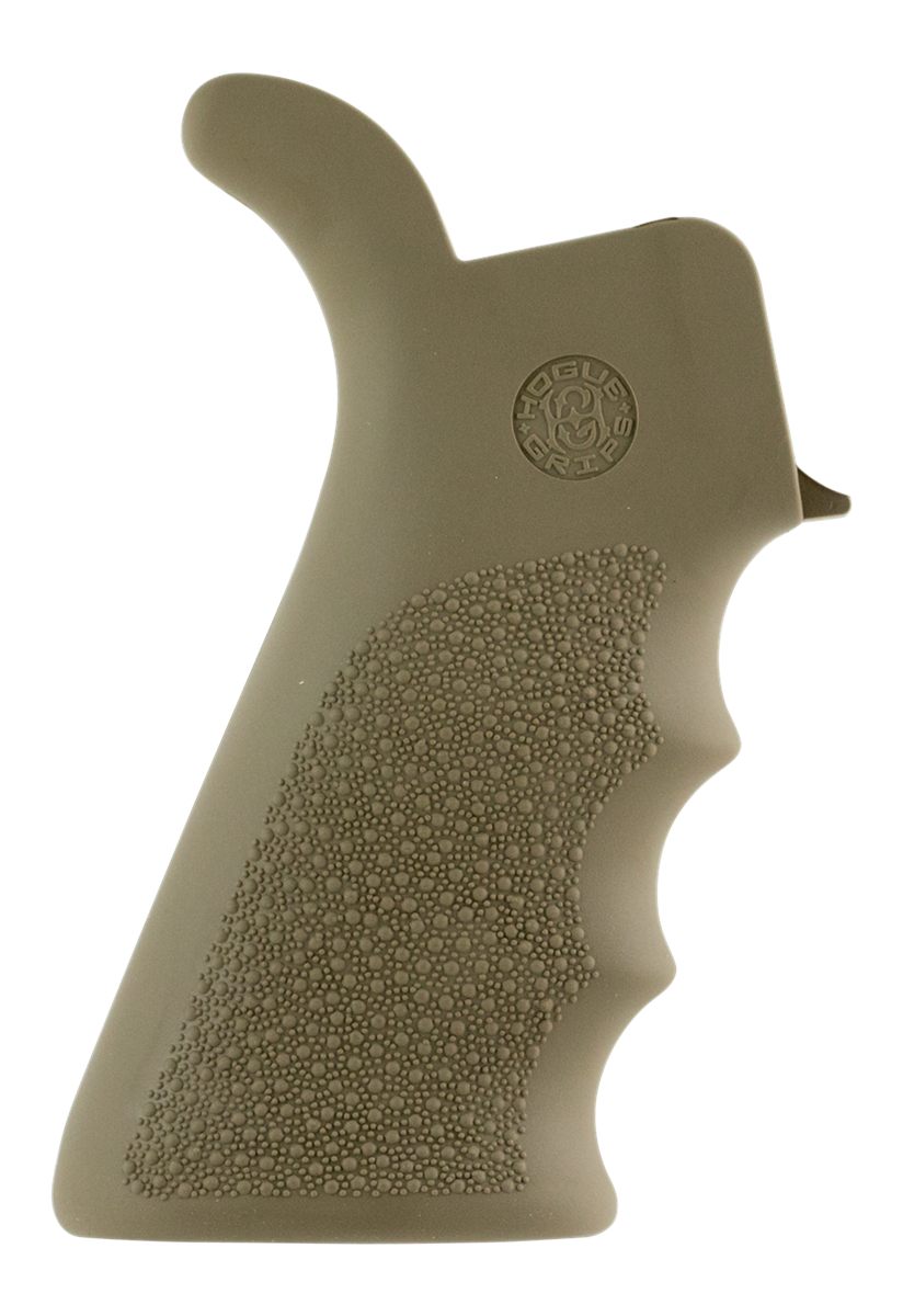 Hogue Combat Grips 15023 OverMolded Beavertail Cobblestone Desert Tan Rubbe