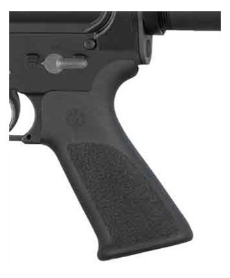 Hogue Combat Grips 15030 OverMolded Beavertail Cobblestone Black Rubber for