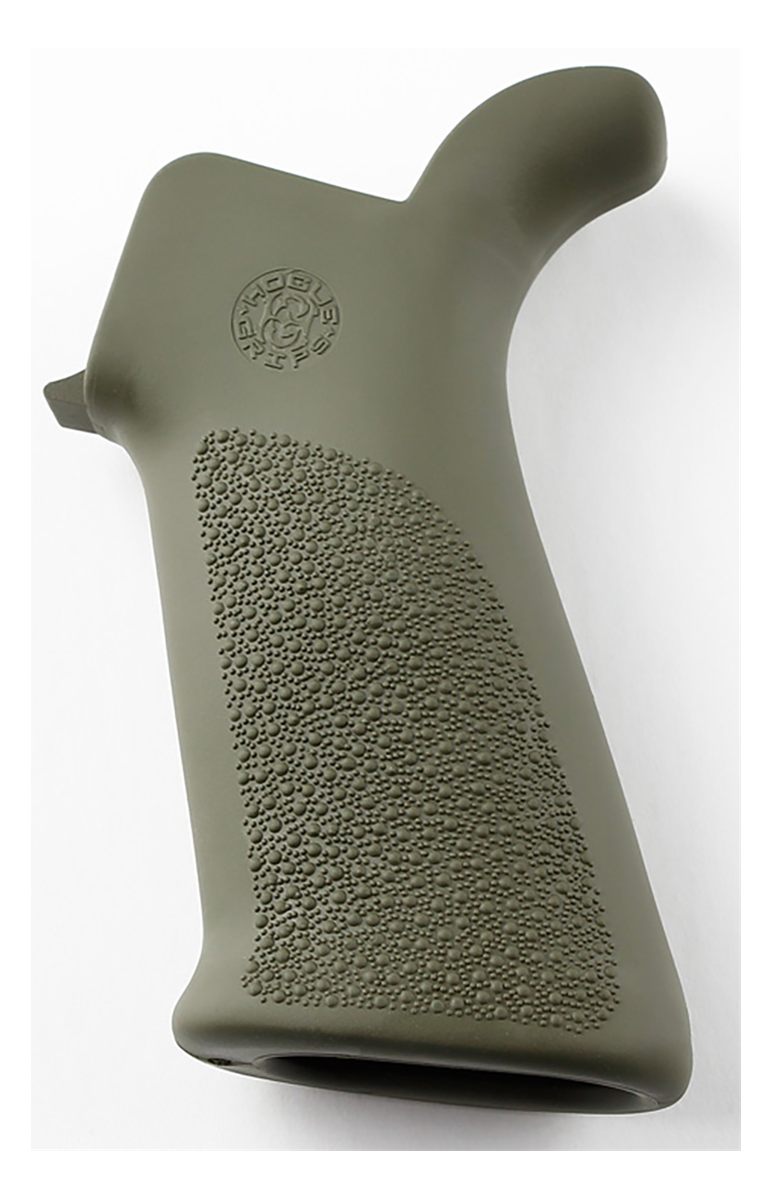 Hogue Combat Grips 15031 OverMolded Beavertail Made of Rubber With OD Green