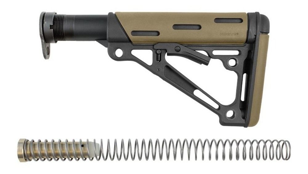 Hogue AR-15/M-16 OverMolded Collapsible Buttstock Assembly - Includes Mil-S view 2
