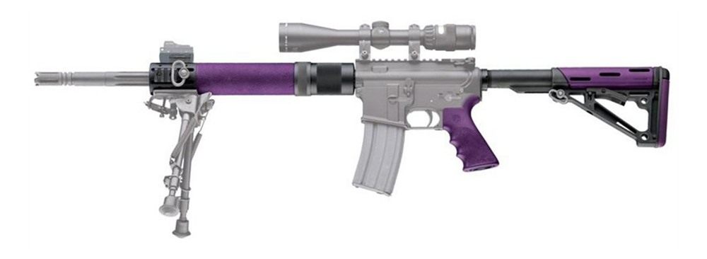 Hogue AR-15/M16 Kit Overmolded Beavertail Grip Collapsible Mil-Spec Buffer view 3