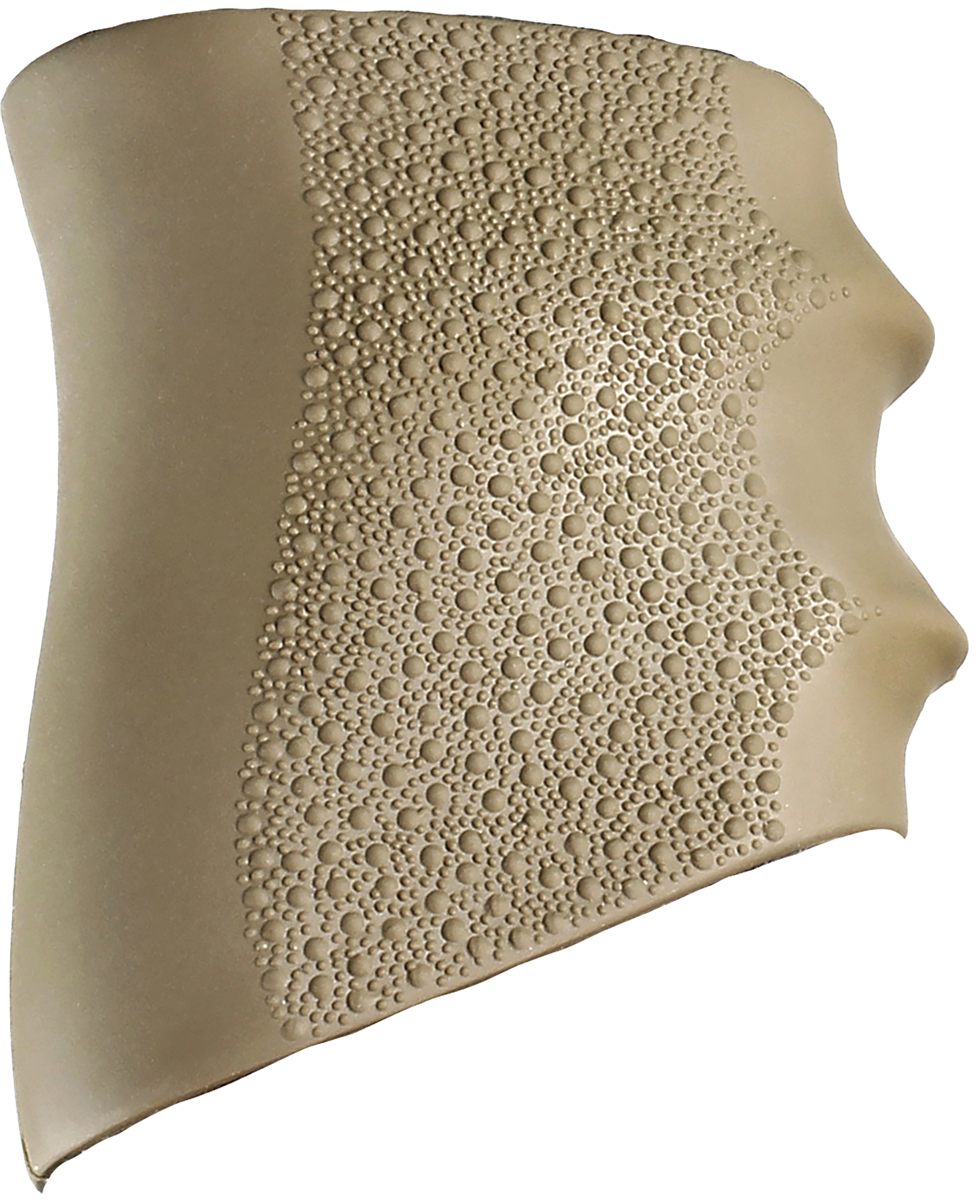Hogue 17003 HandAll Universal Full Size Grip Sleeve Textured Desert Tan Rub