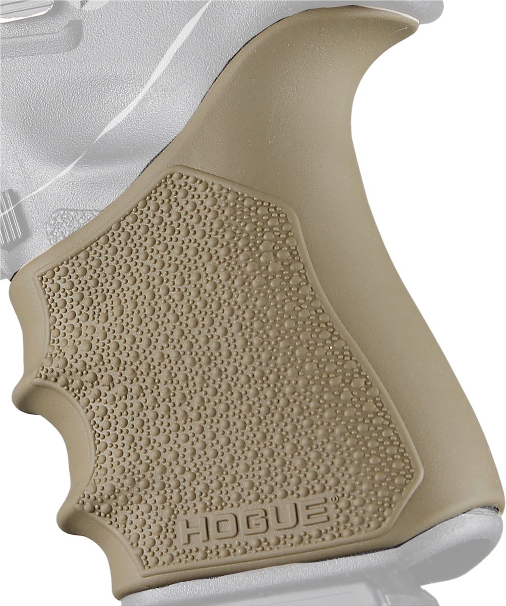 Hogue 17043 HandAll Beavertail Grip Sleeve Textured Flat Dark Earth Rubber