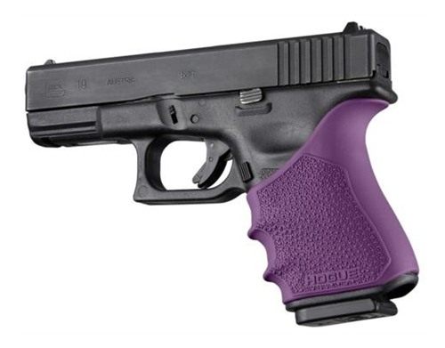 Hogue HandAll Beavertail Grip Sleeve Glock 19 23 32 38 Gen 3-4 Purple