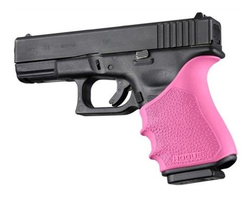 Hogue HandAll Beavertail Grip Sleeve Glock 19 23 32 38 Gen 3-4 Pink