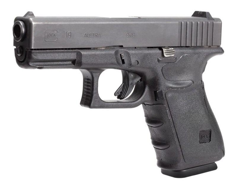 Hogue Glock 17, 17MOS, 22, 31, 34, 34MOS, 35, 35MOS - Wrapter Rubber Adhesi view 2