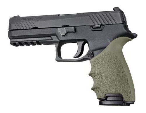 Hogue HandAll Beavertail Grip Sleeve Sig Sauer P320 OD Green