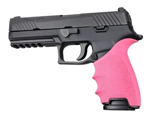 Hogue HandAll Beavertail Grip Sleeve Sig Sauer P320 Pink