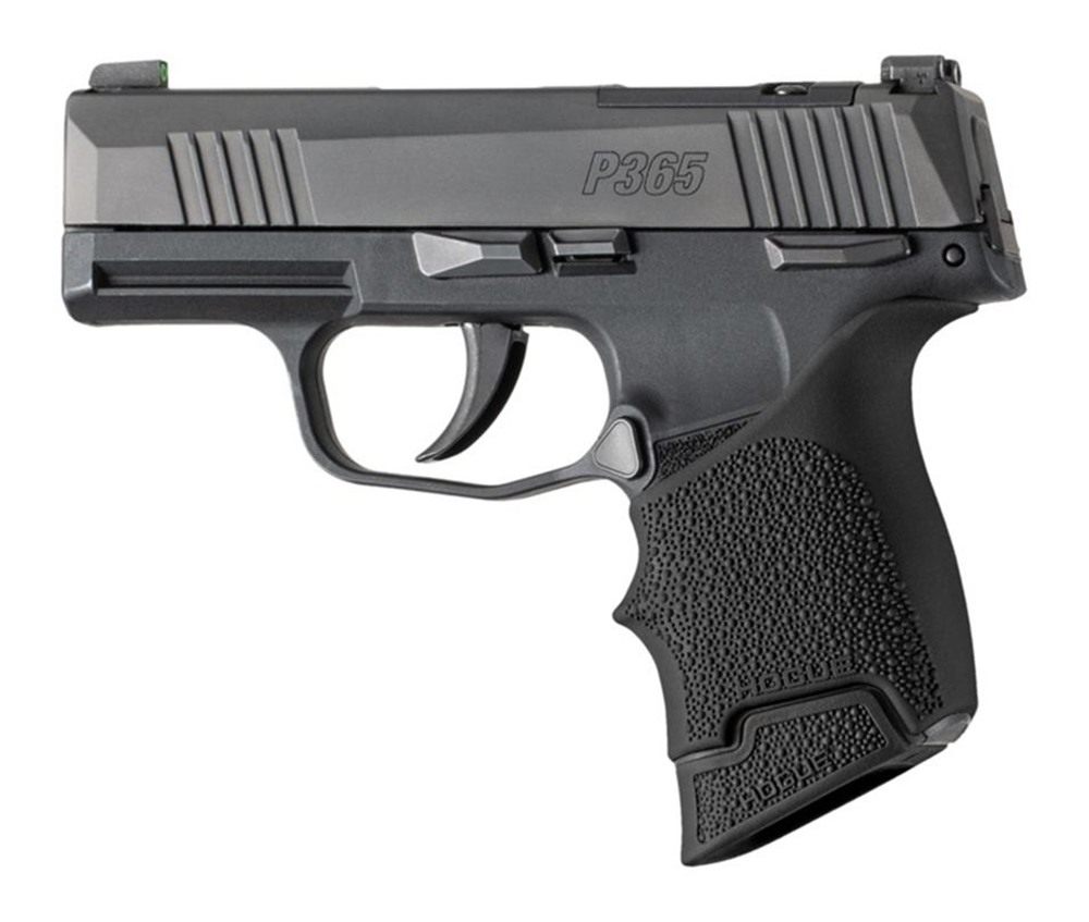 Hogue 18020 OverMolded Extension Base Pad Cobblestone Fits Sig Sauer P365 1 view 2