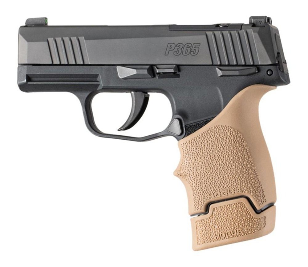 Hogue Sig Sauer P365 9mm OverMolded Rubber Grip Extension Base Pad for 12 R view 2