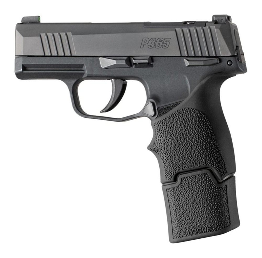 Hogue 18040 OverMolded Extension Base Pad Cobblestone Fits Sig Sauer P365 1 view 2