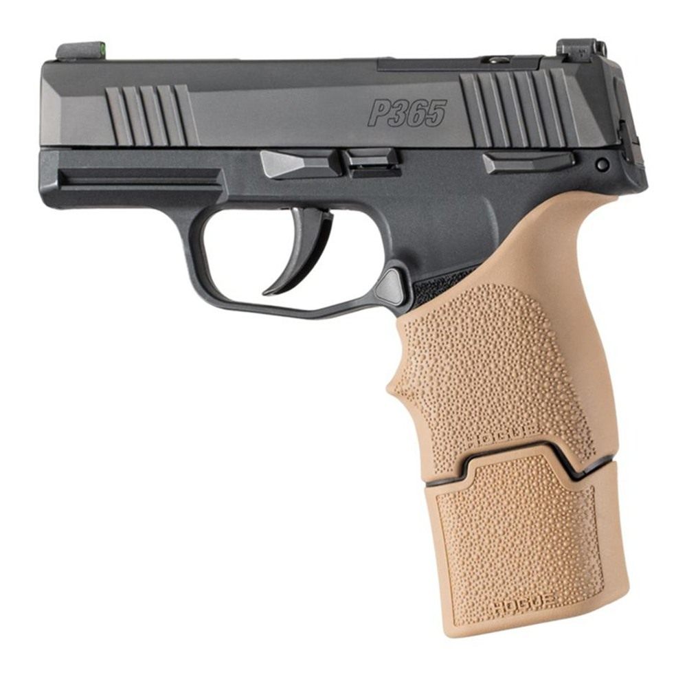 Hogue Sig Sauer P365 9mm OverMolded Rubber Grip Extension Base Pad for 15 R view 2