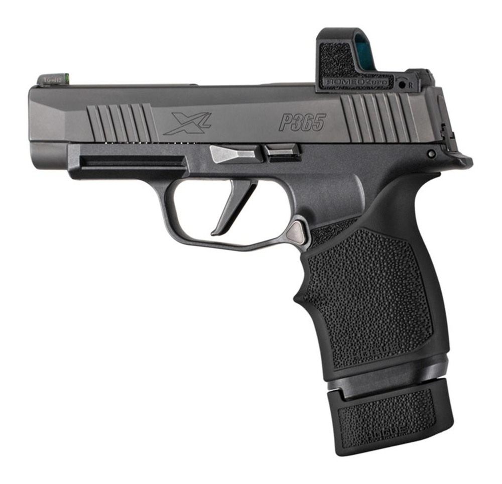 Hogue 18050 OverMolded Extension Base Pad Cobblestone Fits Sig Sauer P365X/ view 2
