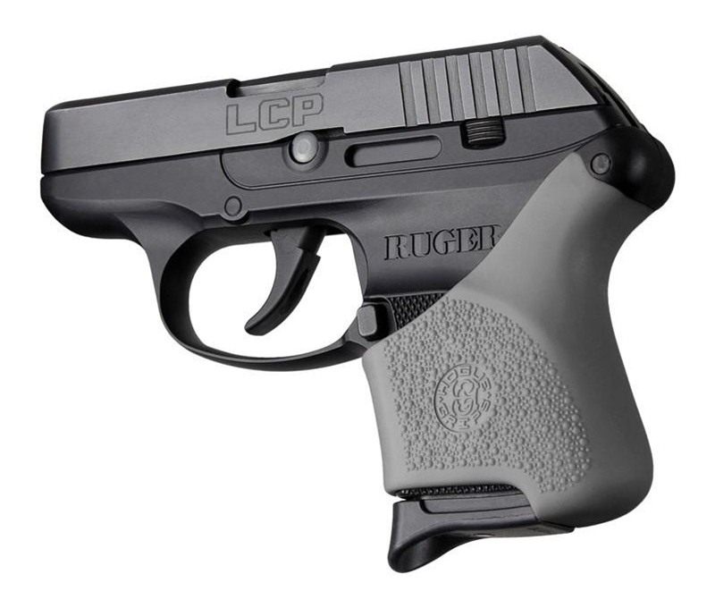Hogue HandAll Hybrid Handgun Grip Sleeve for Ruger LCP Slate Grey view 2